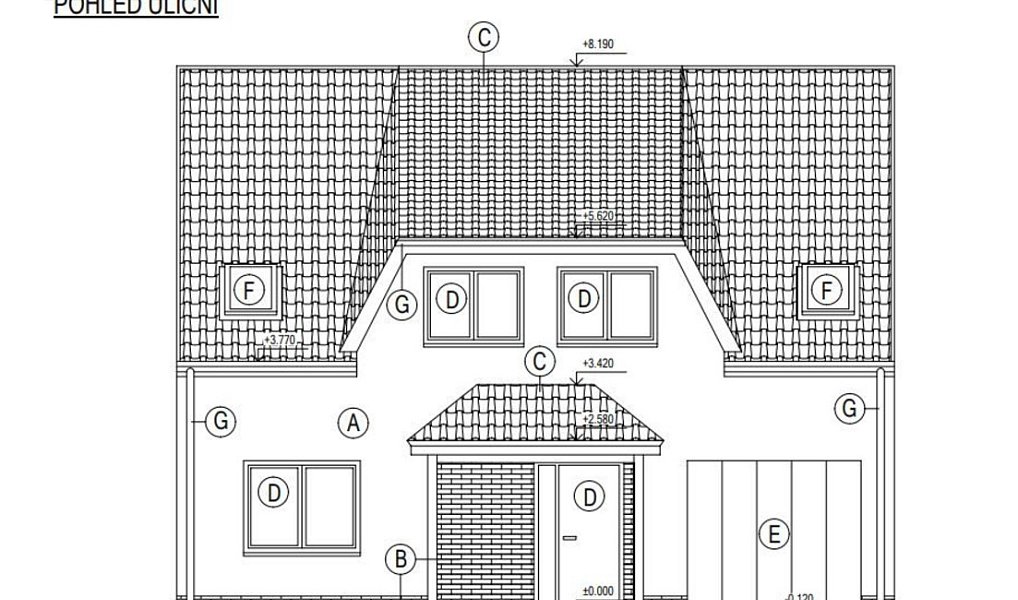 Prodej stavebního pozemku 893 m², Kostelec – náhled fotky 3