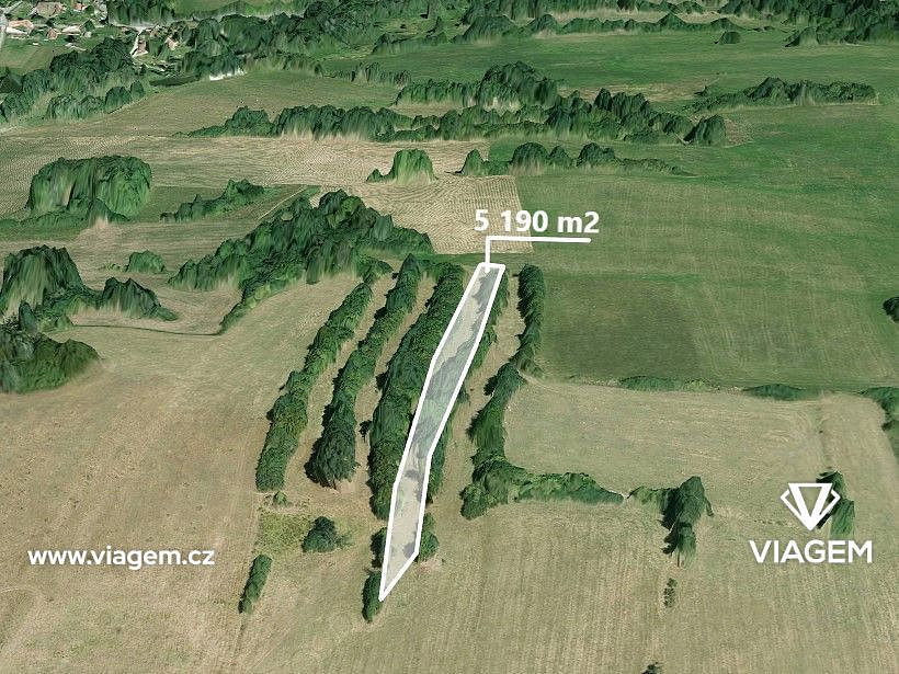 Prodej pole 877 m²