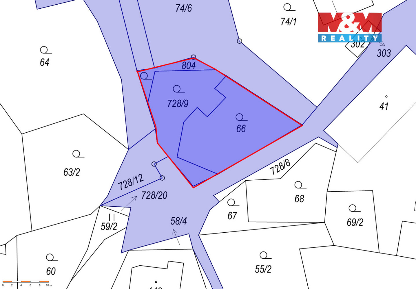 Prodej stavebního pozemku 551 m² – fotografie 5