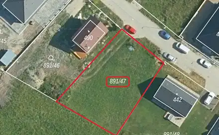 Prodej stavebního pozemku 726 m², Krakovany, okres Kolín
