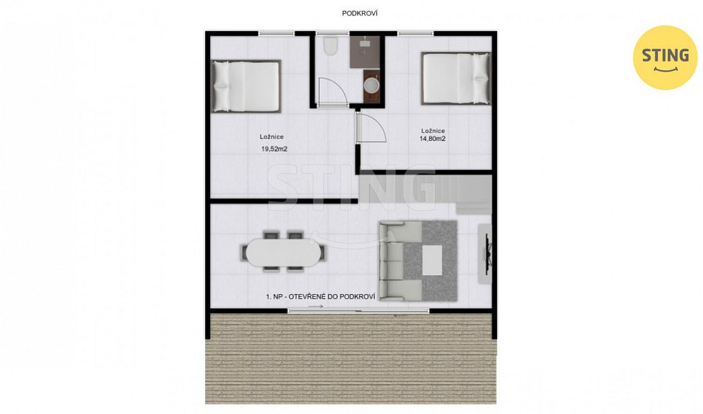 Prodej stavebního pozemku 3 693 m², Radějov – náhled fotky 7