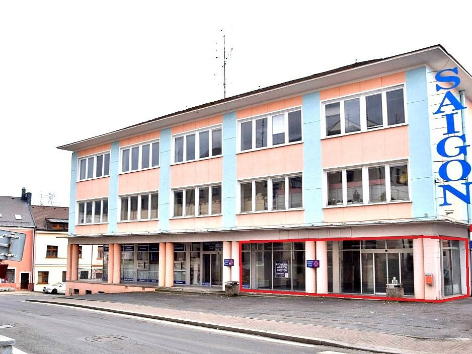 Pronájem obchodních prostor 254 m²