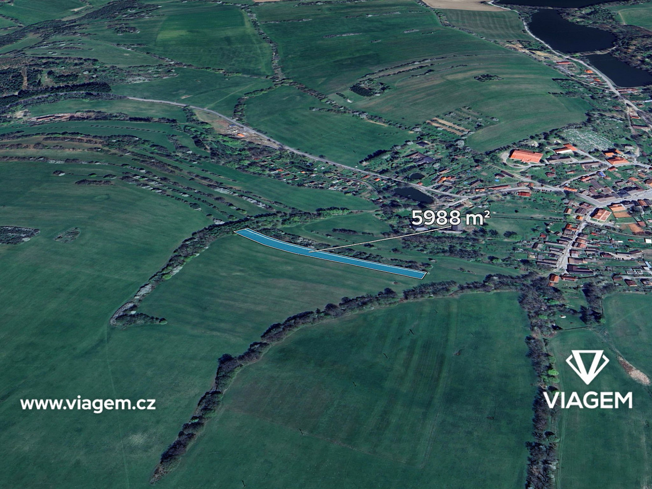 Prodej pole 998 m²