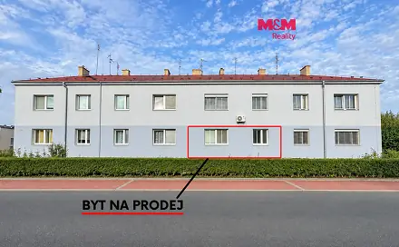 Prodej bytu 2+1 68 m², Růžová, Lutín, okres Olomouc