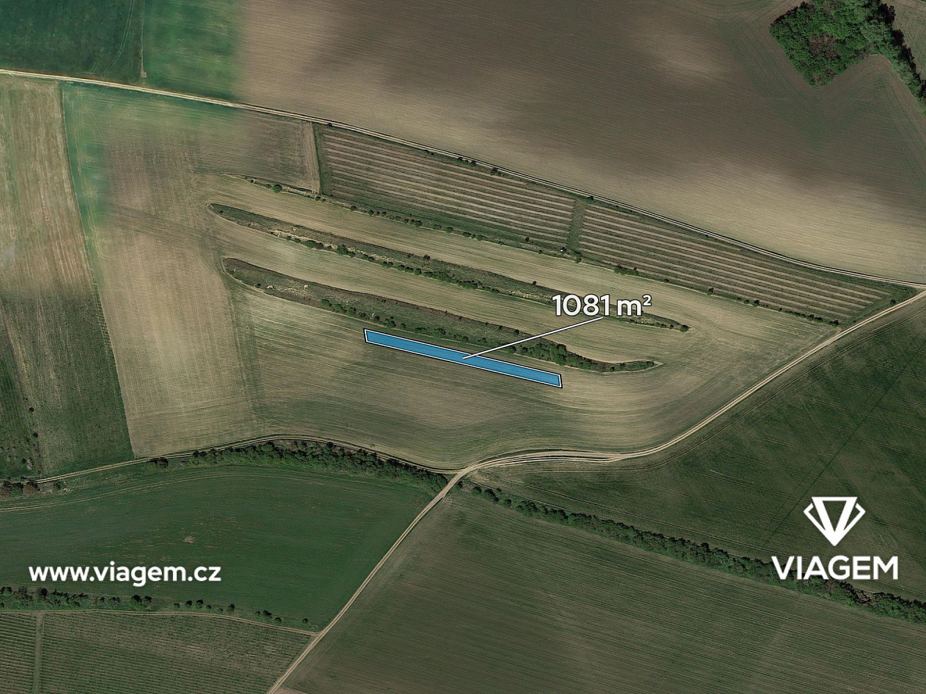 Prodej pole 1 081 m² – fotografie 2