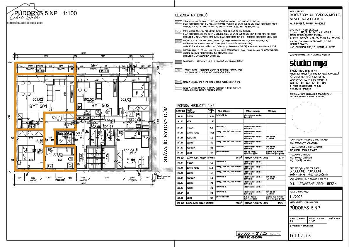 Prodej bytu 2+kk 63 m² - Ansicht 4