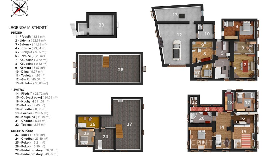 Prodej domu 349 m² s pozemkem 3 772 m², Česká Kamenice – náhled fotky 35