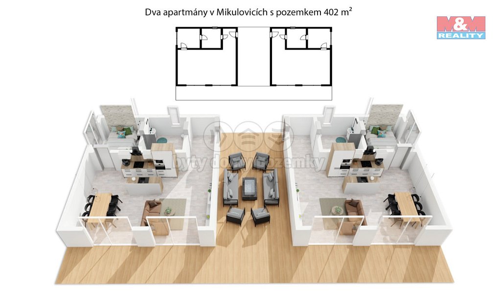 Prodej chaty/chalupy 200 m² s pozemkem 402 m², Mikulovice – náhled fotky 25
