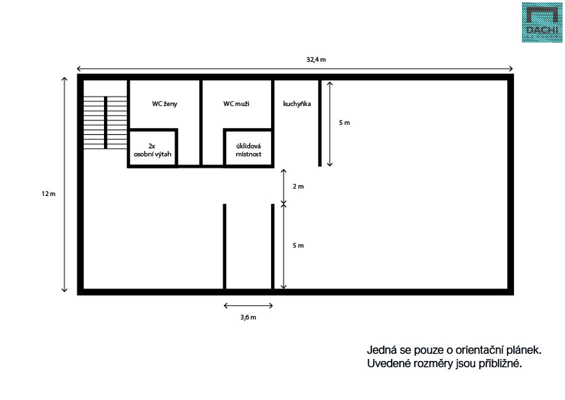 Pronájem kancelářských prostor 300 m², Olomouc ulice Kosmonautů – pohled 5