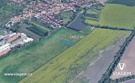 Prodej pole 1 482 m², Újezd u Brna, okres Brno-venkov