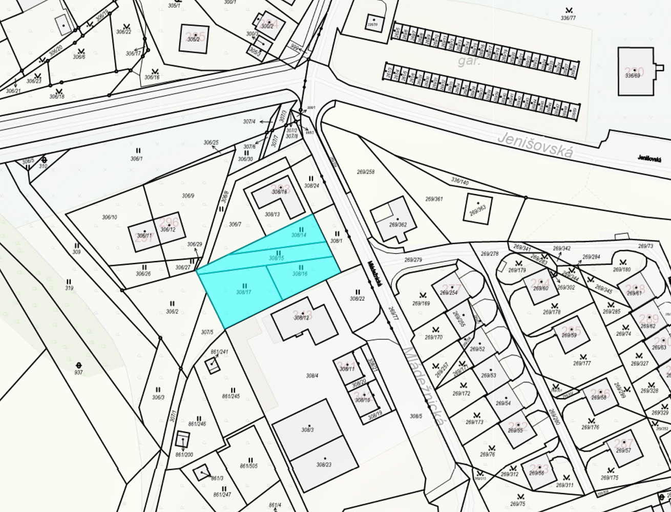 Prodej stavebního pozemku 1 252 m² – fotografie 3