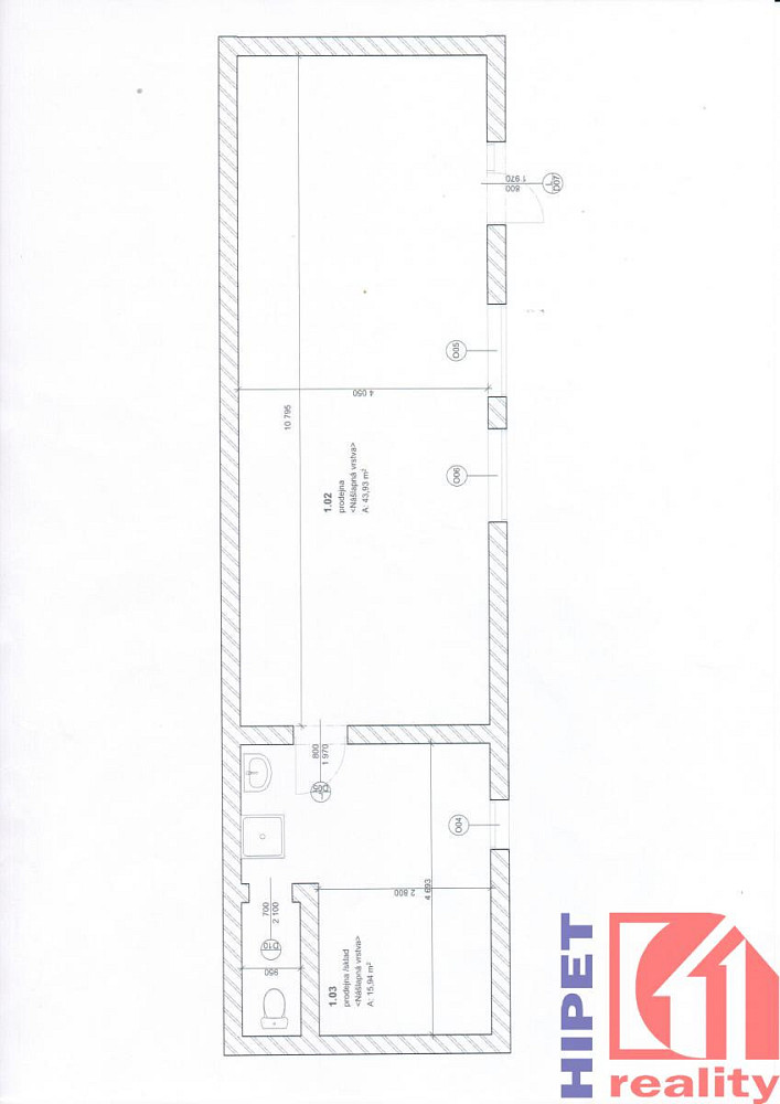 Pronájem obchodních prostor 60 m² – fotografie 5
