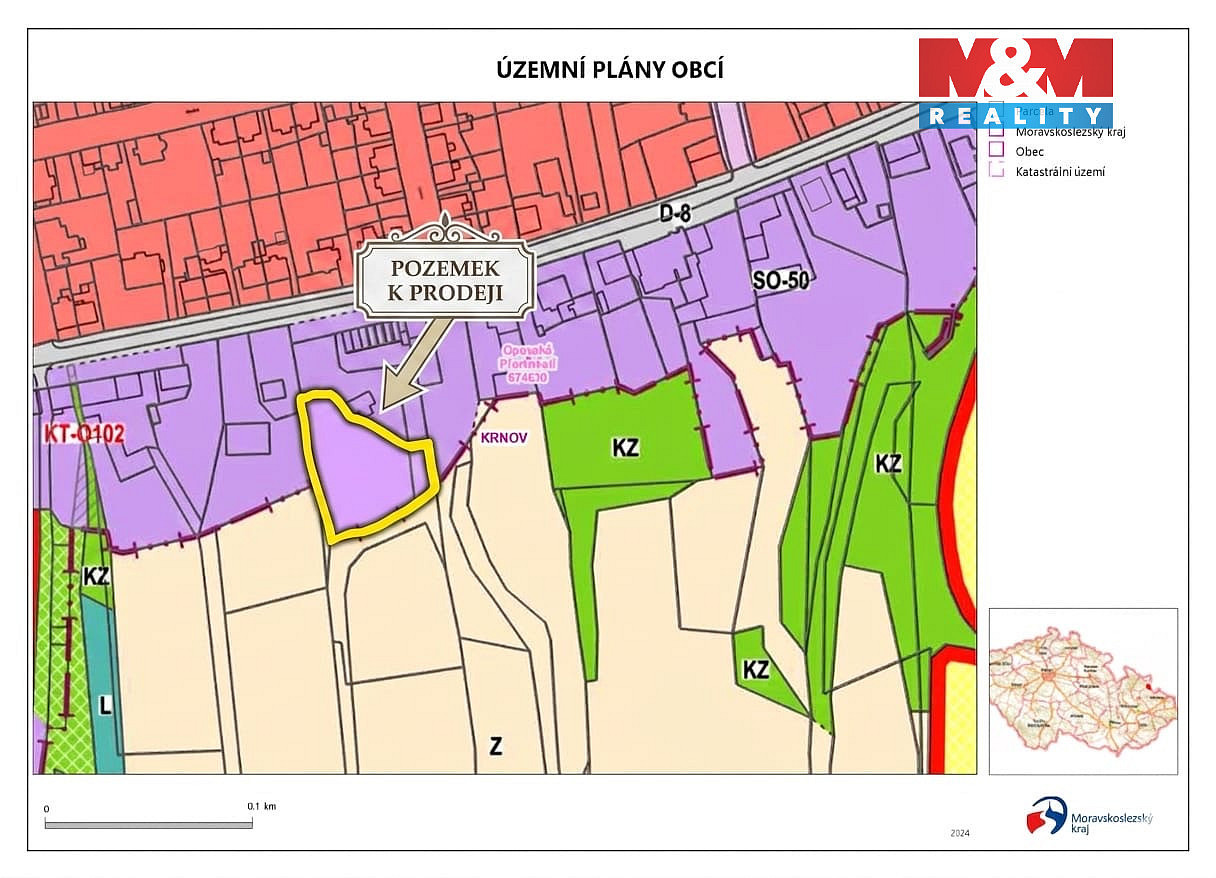 Prodej stavebního pozemku 2 510 m² – fotografie 3
