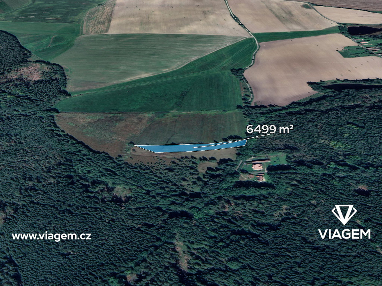 Prodej pole 1 444 m²