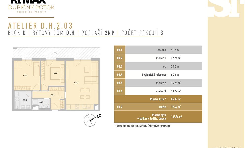 Prodej bytu 3+kk 84 m², České Budějovice – náhled fotky 2