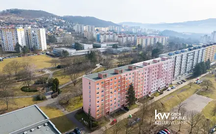 Prodej bytu 1+kk 19 m², Pod Parkem, Ústí nad Labem - Severní Terasa