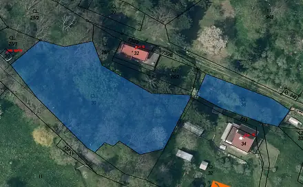 Prodej stavebního pozemku 2 495 m², Benešov nad Ploučnicí, okres Děčín
