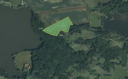 Prodej pole 17 266 m², Tchořovice, okres Strakonice