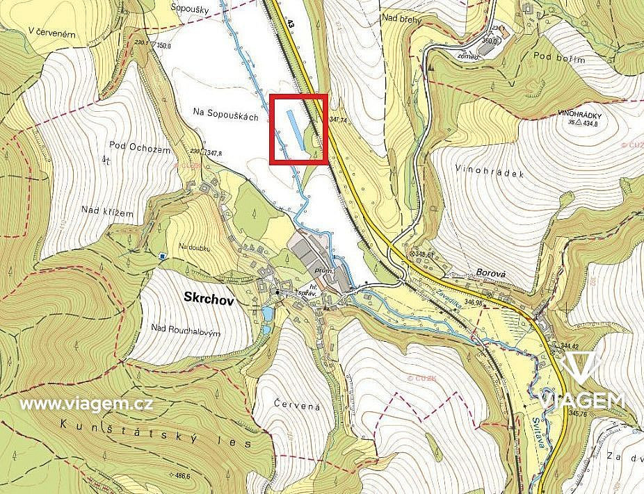 Prodej pole 2 044 m² – pohled 4