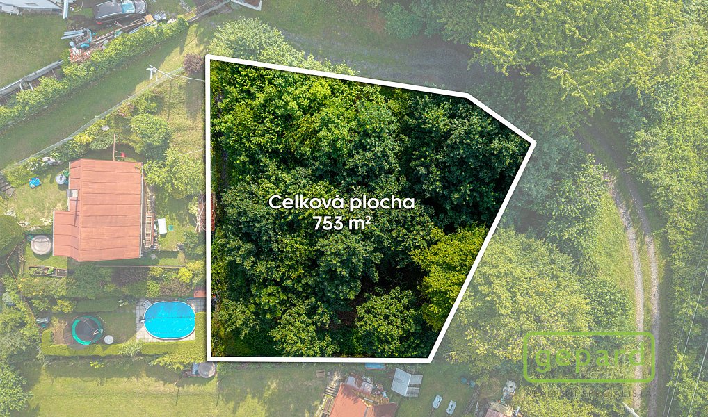 Prodej zahrady 753 m², Chocerady – náhled fotky 2