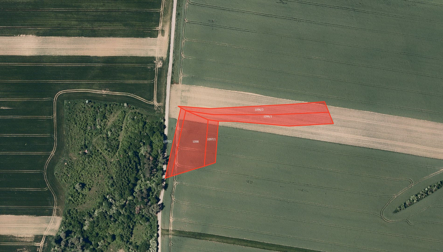 Prodej pole 7 038 m²
