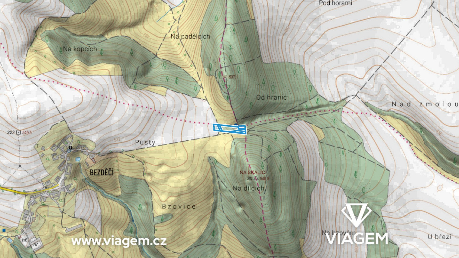 Prodej pole 3 534 m² – fotografie 3