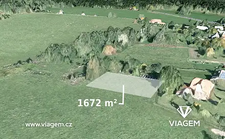 Prodej pole 1 672 m², Nasavrky, okres Chrudim