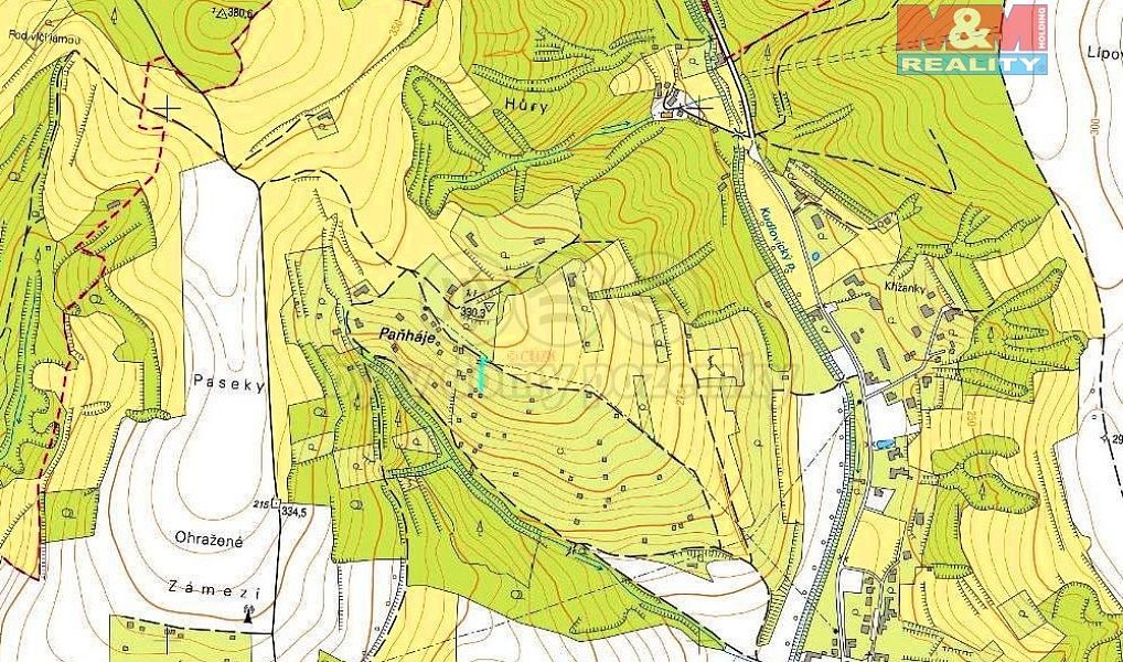 Prodej zahrady 376 m², Kudlovice – náhled fotky 2
