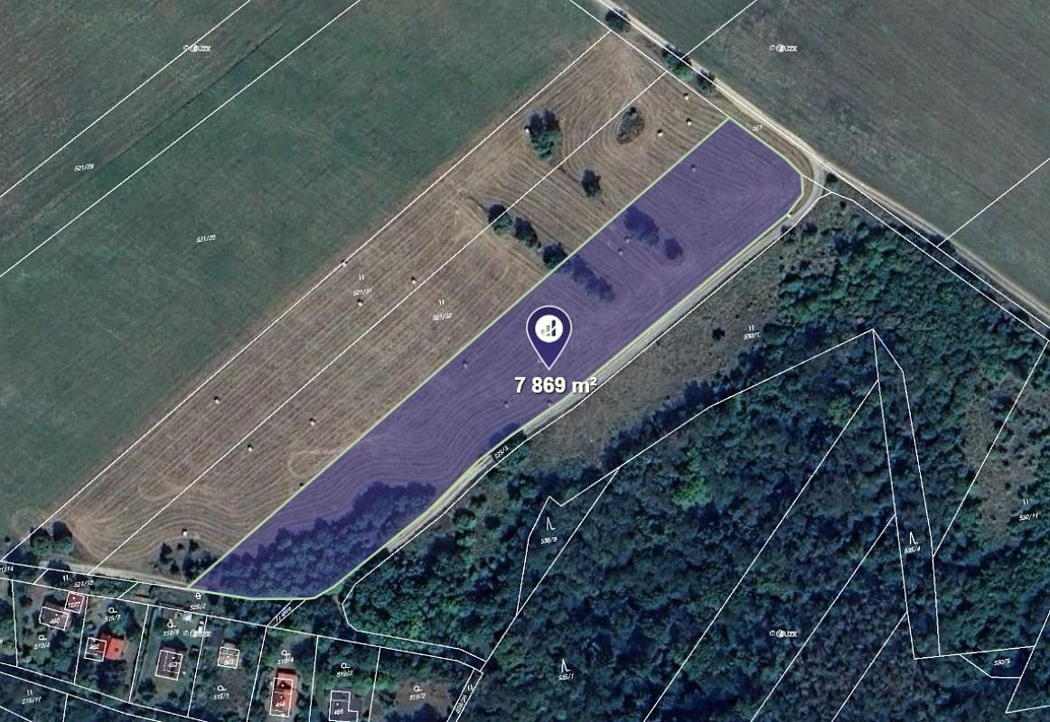 Prodej pole 7 869 m²