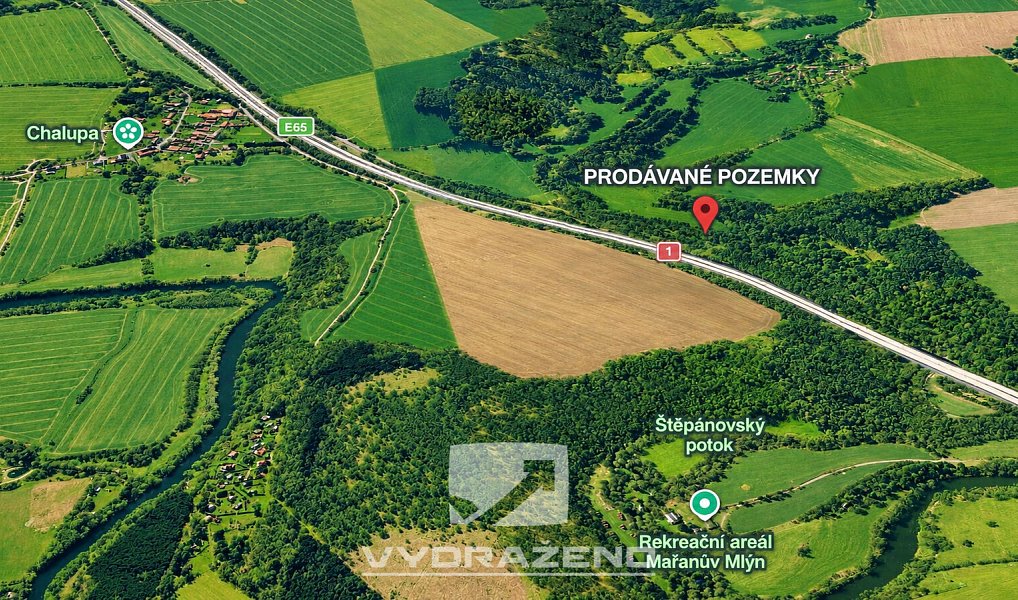 Prodej louky, 528 m², Benešov, Soutice