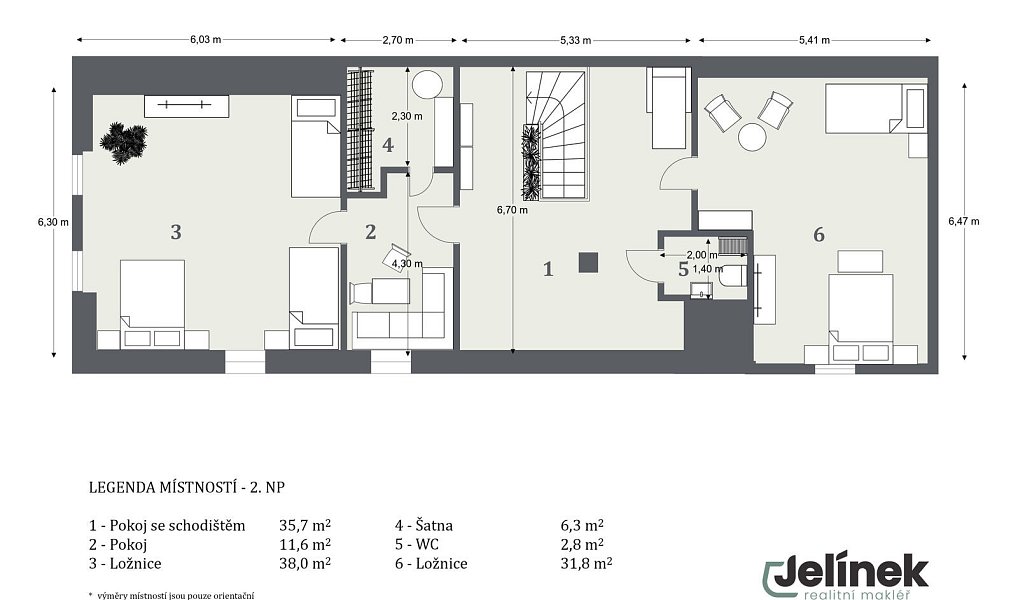 Prodej chaty/chalupy 203 m² s pozemkem 1 307 m², Makov – náhled fotky 34
