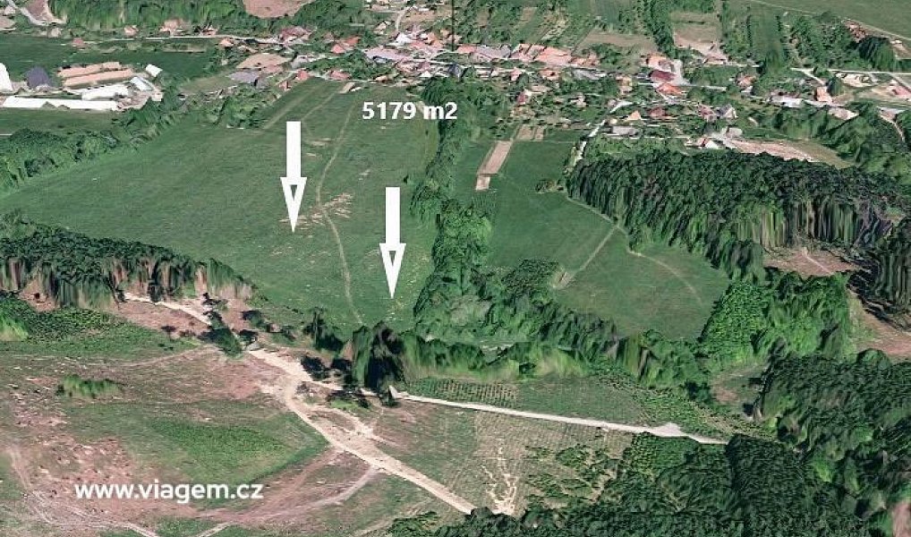 Prodej pole 5 179 m², Podolí – náhled fotky 2
