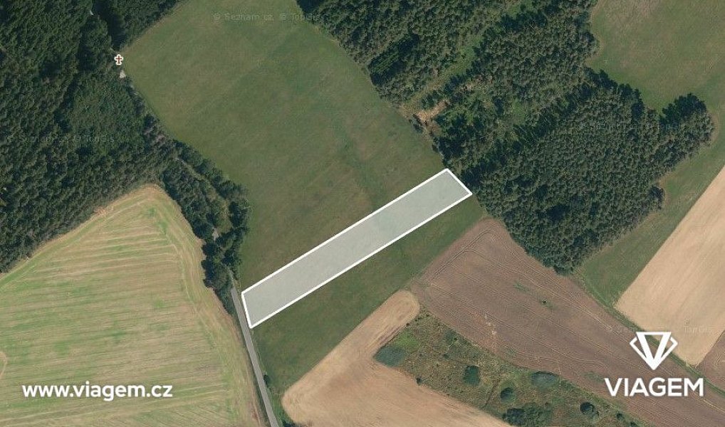 Prodej pole 2 334 m², Slabčice – náhled fotky 3