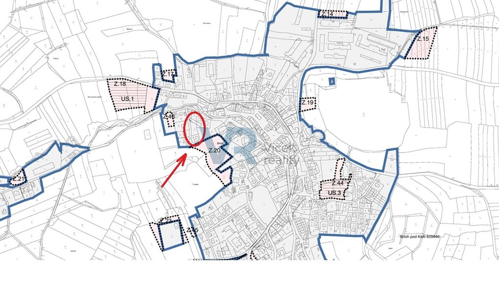 Prodej stavebního pozemku 994 m², Brloh – náhled fotky 9
