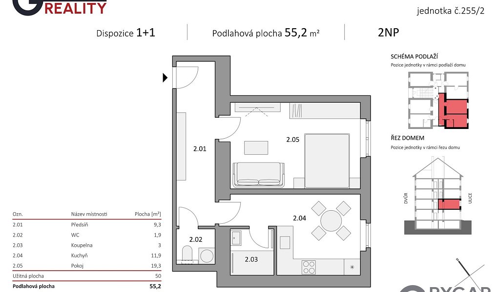 Prodej bytu 1+1 55 m², Praha – náhled fotky 7