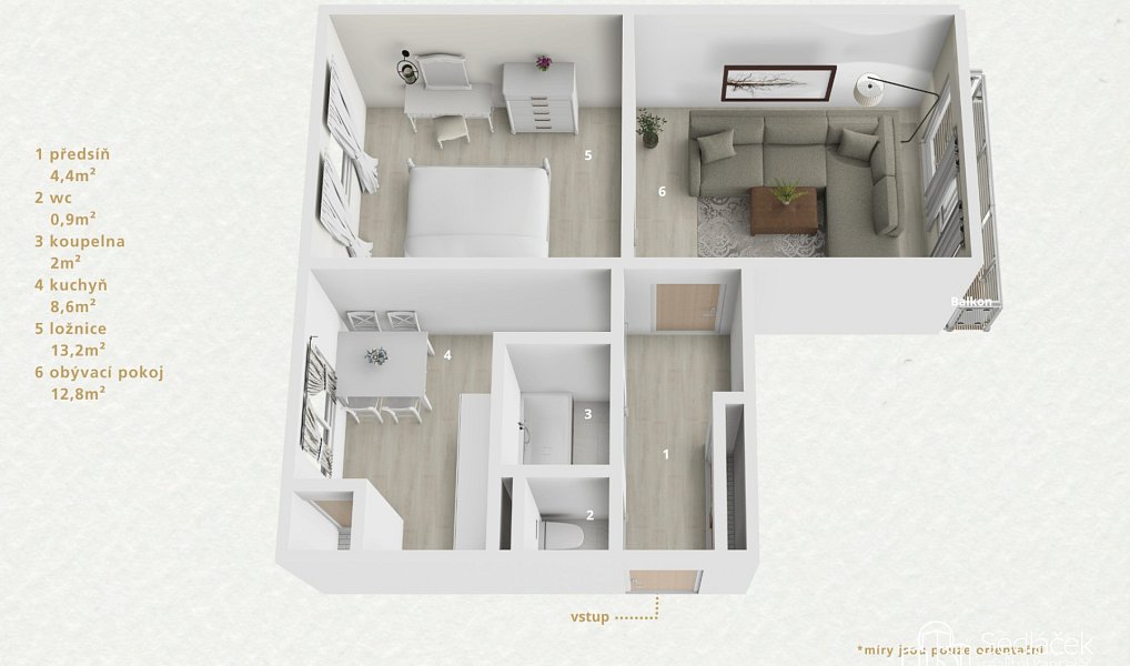 Prodej bytu 2+1 52 m², Sokolov – náhled fotky 15