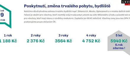 Pronájem bytu 1+kk 1 m², Sokolská, Stará Paka, okres Jičín