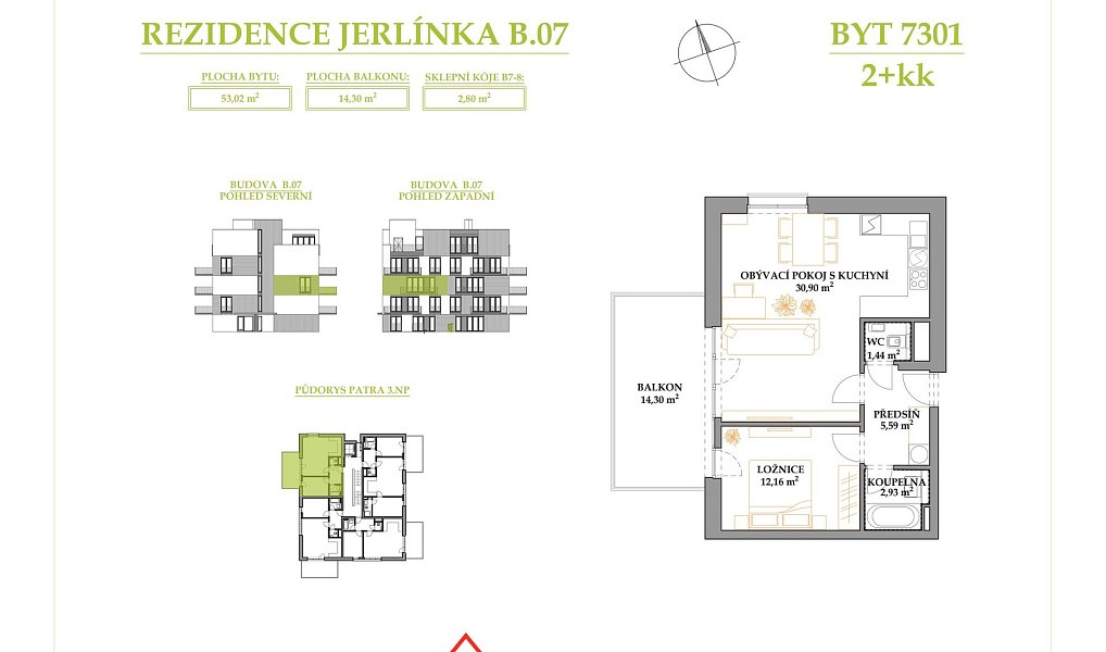 Prodej bytu 2+kk 67 m², Brno – náhled fotky 2