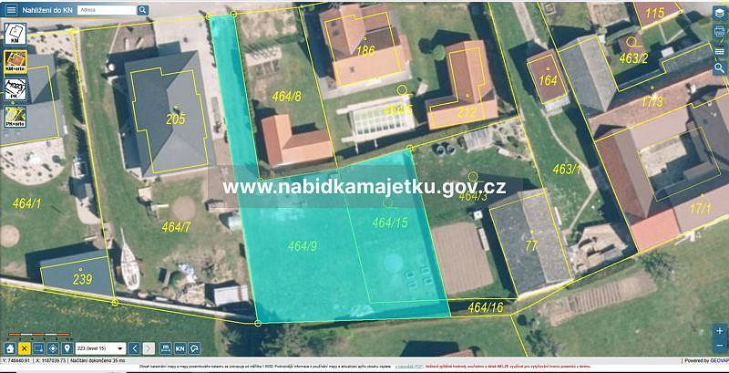 Prodej stavebního pozemku 890 m²
