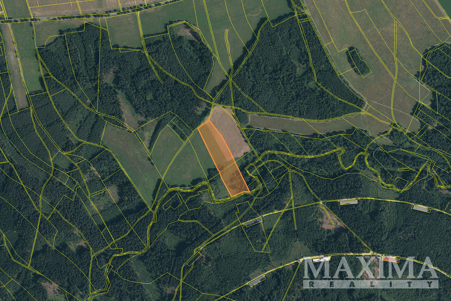 Exkluzivně prodej pozemku-orná půda 22 432 m², Krásný Les u Frýdlantu, okres Liberec – pohled 2