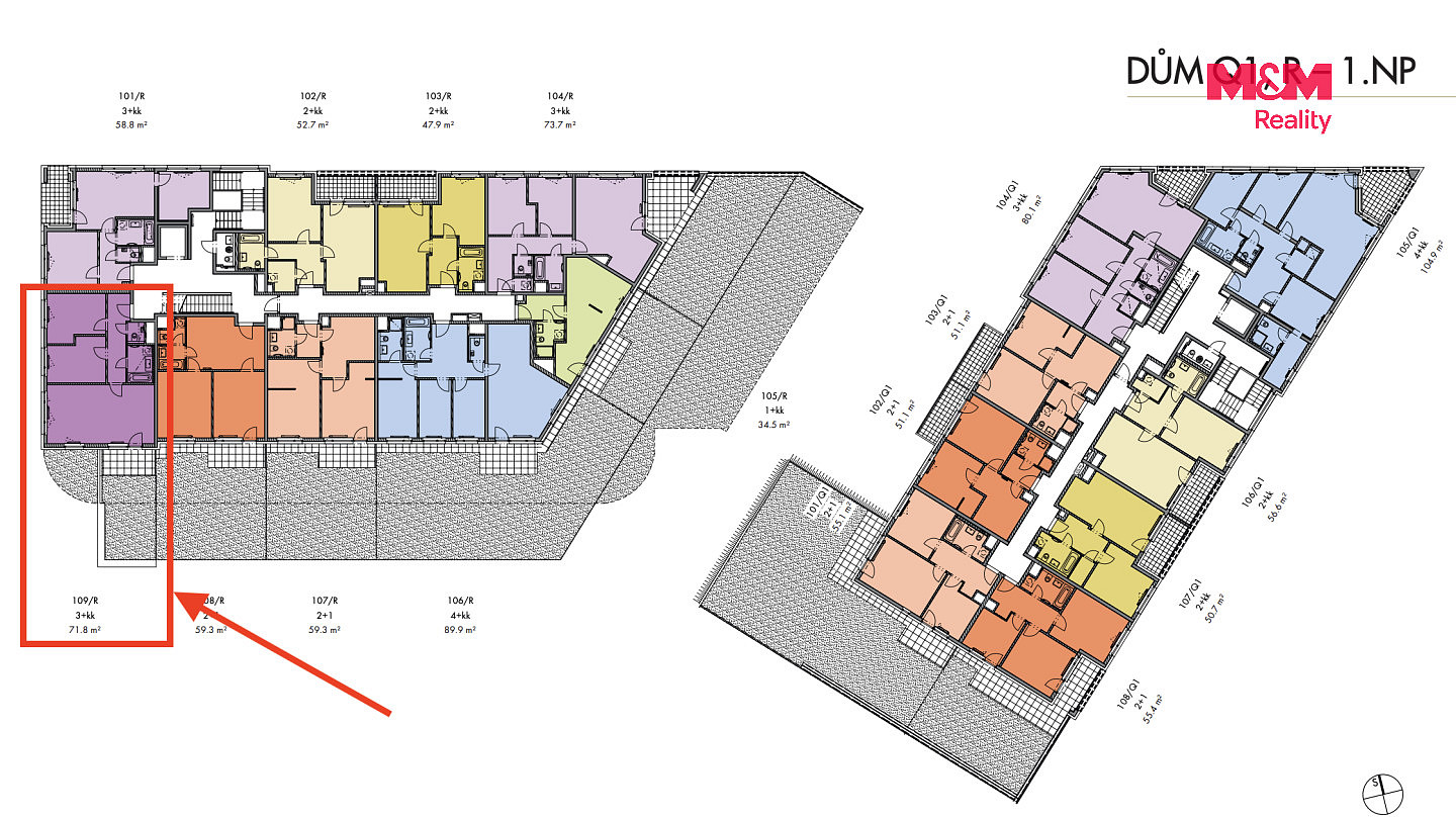 Prodej bytu 3+kk 72 m² – fotografie 4