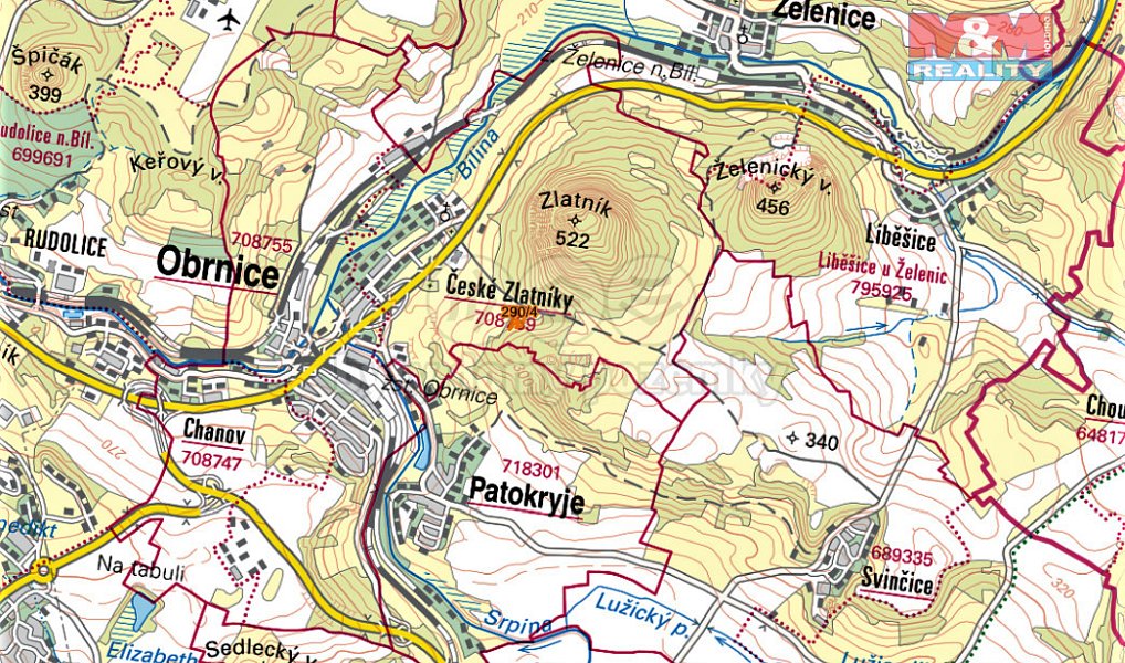 Prodej pozemku 2 266 m², Obrnice – náhled fotky 5