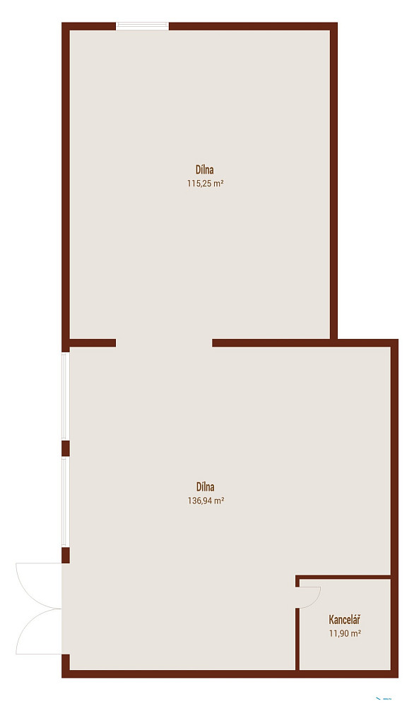 Pronájem skladovacích prostor 264 m² — photo 4