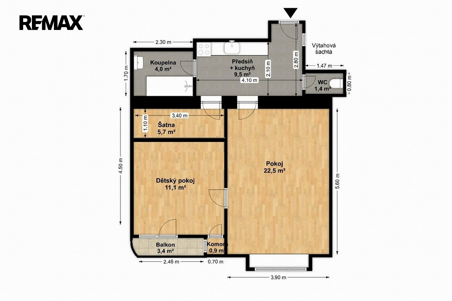 Prodej bytu 2+kk 57 m² — photo 5