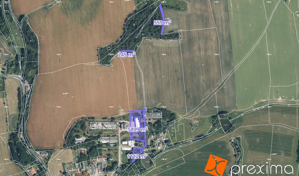 Prodej stavebního pozemku 3 814 m², Hostouň – fotka 1 z 3