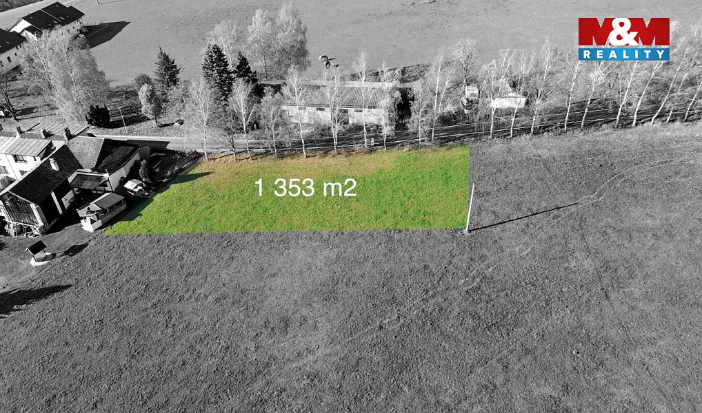 Prodej stavebního pozemku 1 353 m², Úhlejov – náhled fotky 4