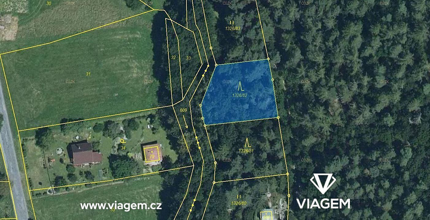 Prodej zahrady 972 m²