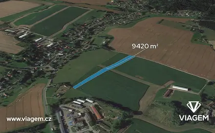 Prodej pole 5 495 m², Stružinec, okres Semily
