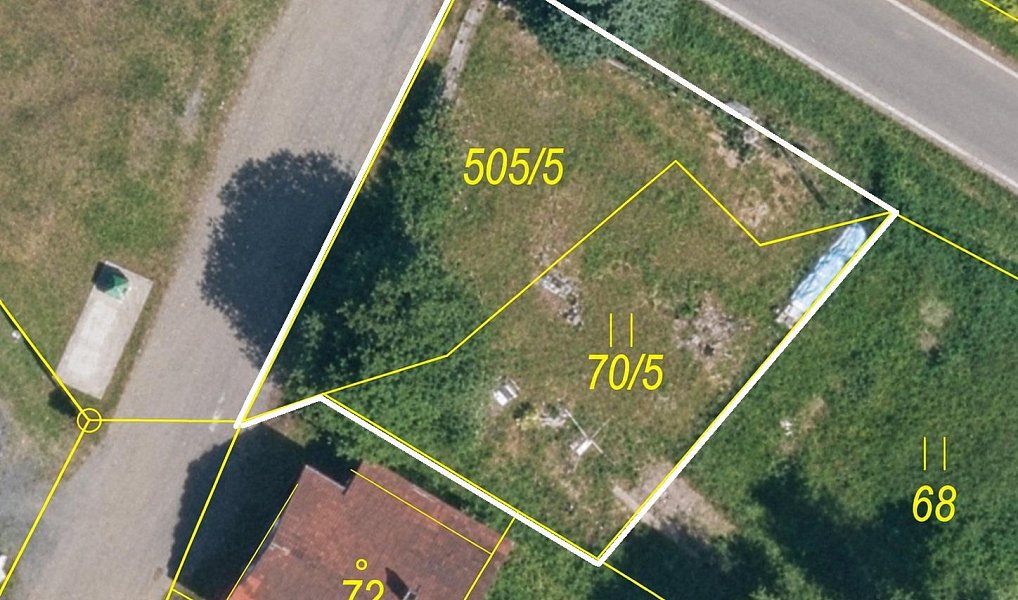 Prodej stavebního pozemku 434 m², Všeruby – náhled fotky 2