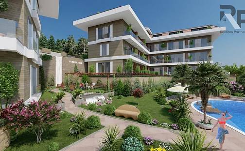 Prodej bytu 2+kk 55 m², Alanya, Turecko